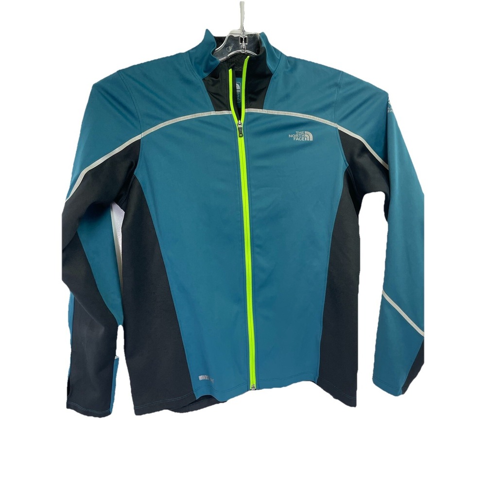 The North Face Jacket Flight Series Mens Large Turquoise/Black Full Zip (BB14
